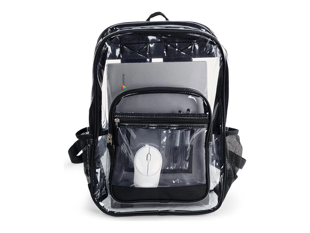 Vivacity Tech - Notebook carrying backpack - up to 15 - clear" VT-CA-BKPK-15-CLR-NW