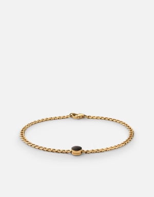 Volcan Type Chain Bracelet, Gold Vermeil