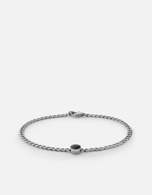 Volcan Type Chain Bracelet, Sterling Silver