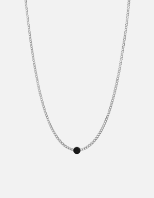 Volcan Type Chain Necklace, Sterling Silver