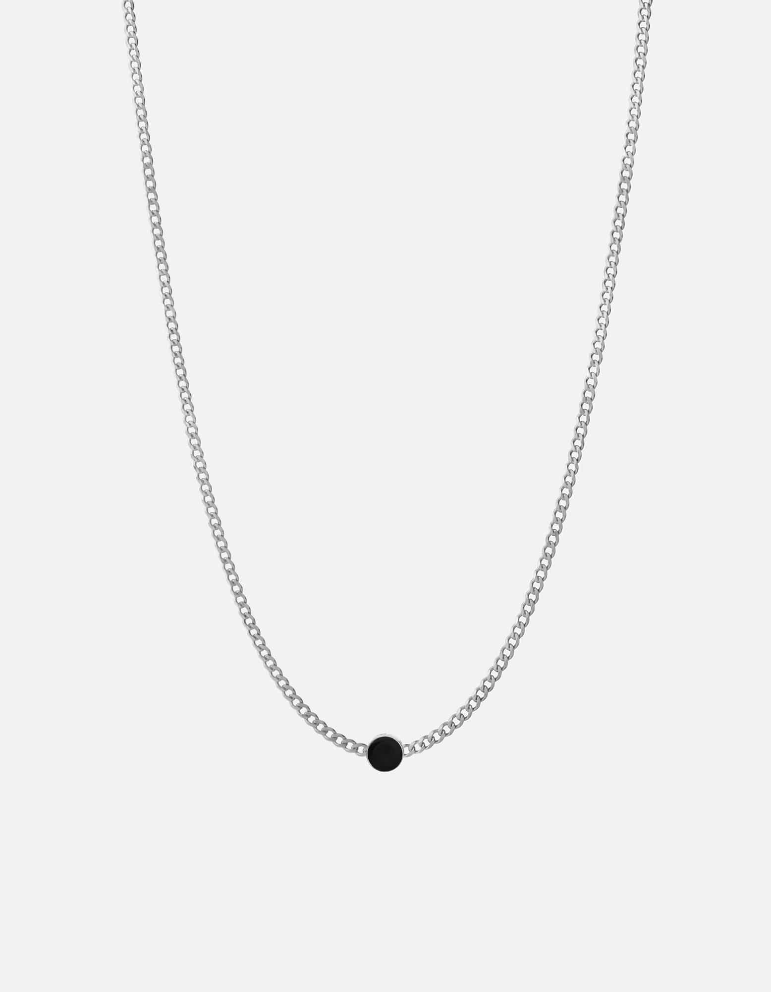 Volcan Type Chain Necklace, Sterling Silver