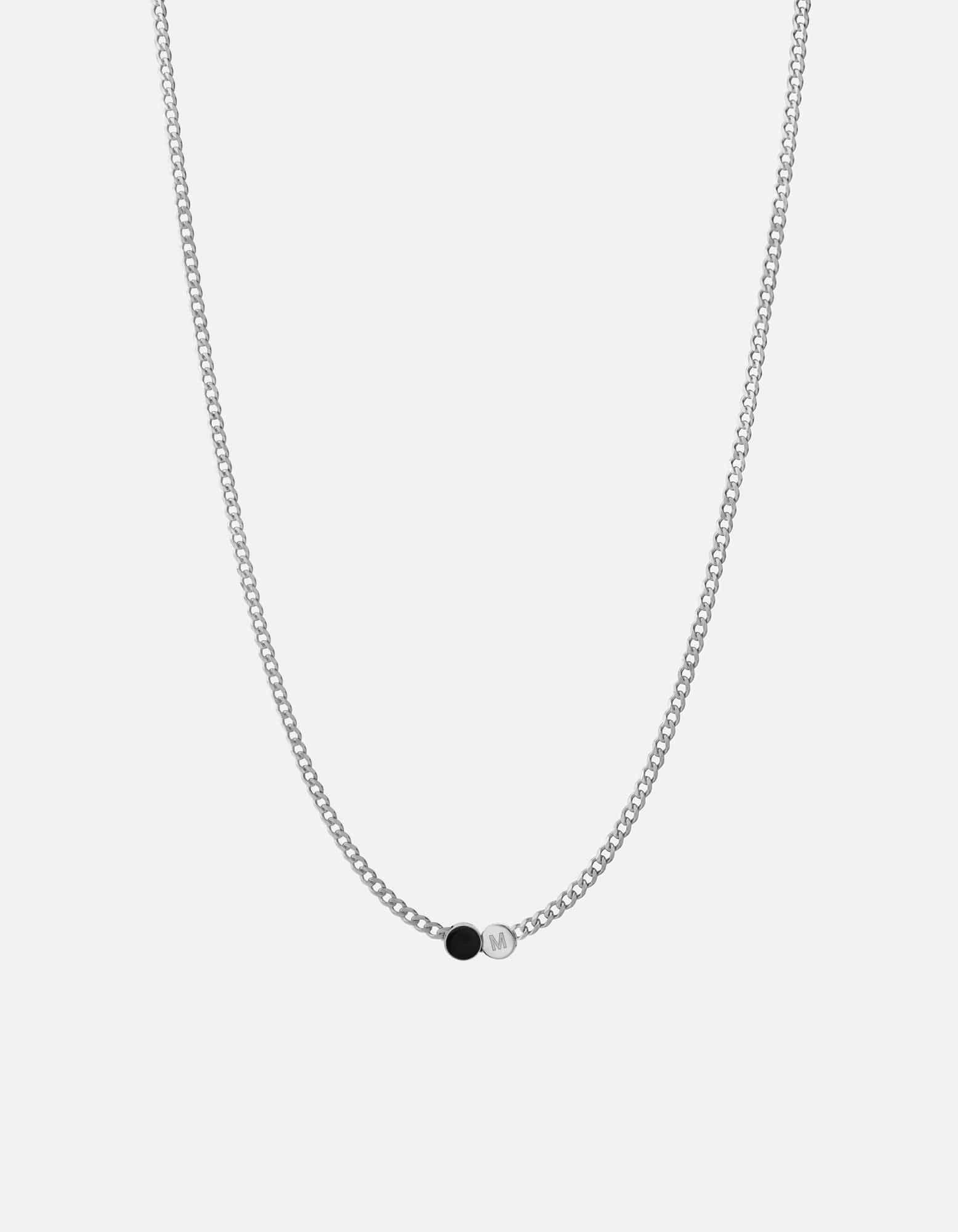 Volcan Type Chain Necklace, Sterling Silver