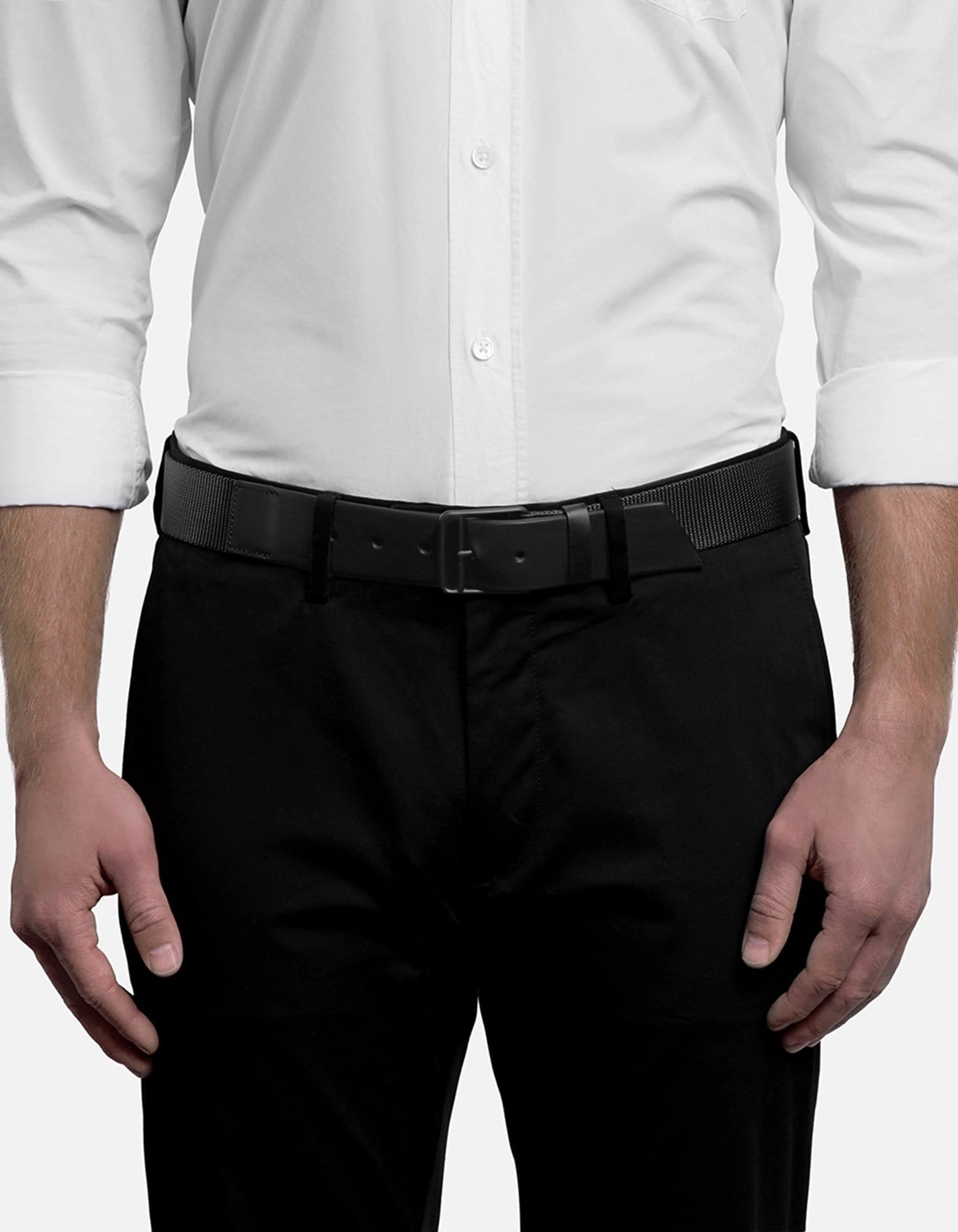 Webbing Belt, Black/Black