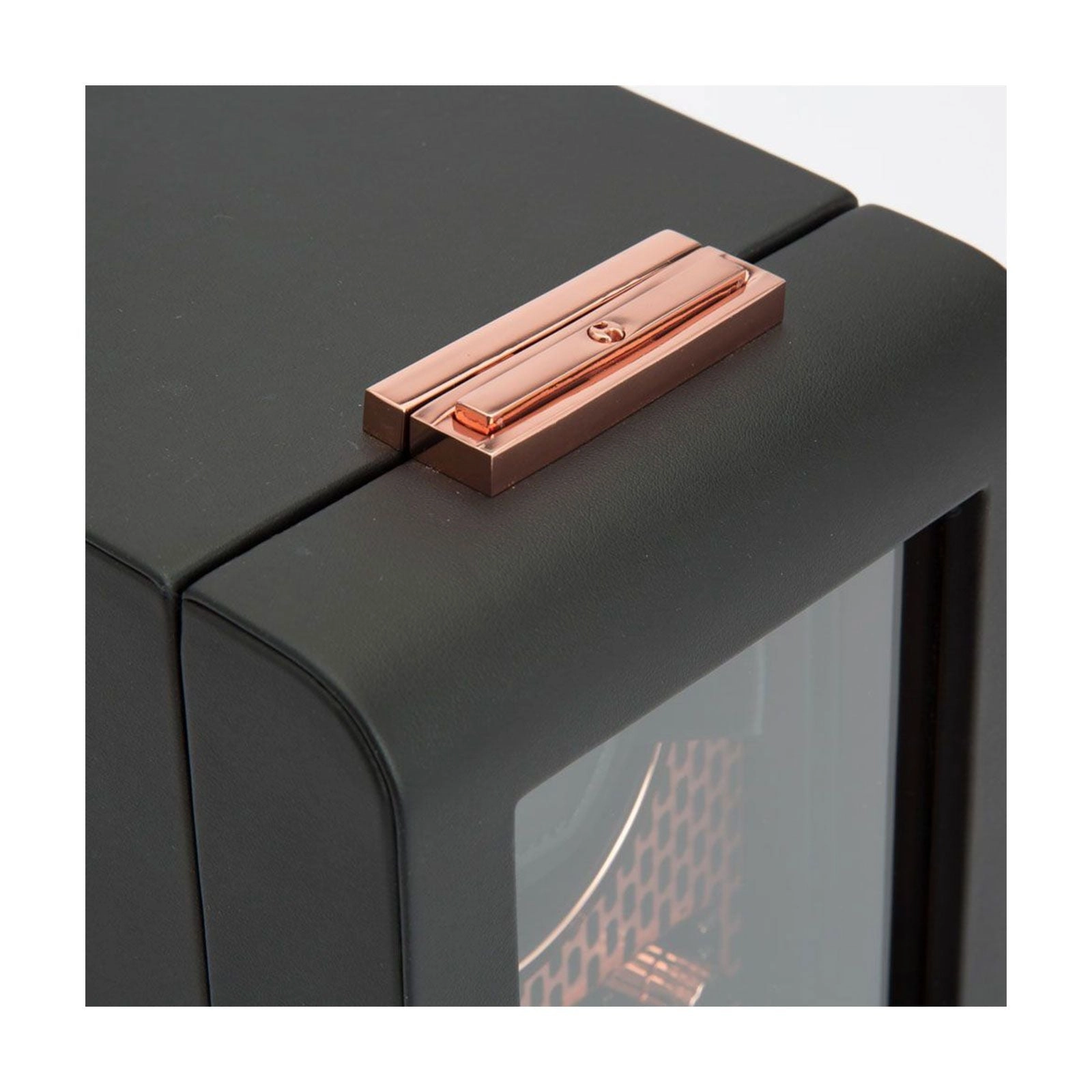 Wolf Axis Single Watch Winder Black & Copper 469116