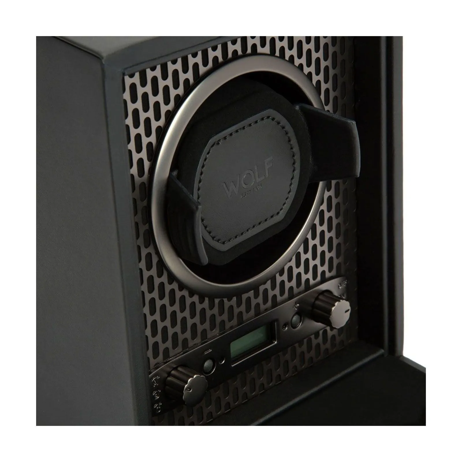 Wolf Axis Single Watch Winder Black Powder Coat 469103