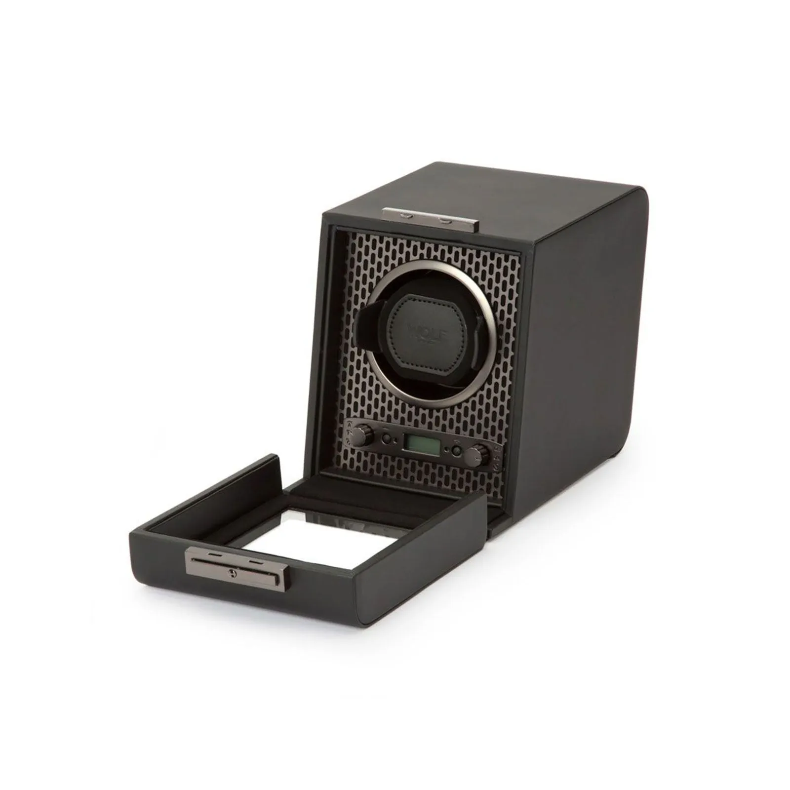 Wolf Axis Single Watch Winder Black Powder Coat 469103