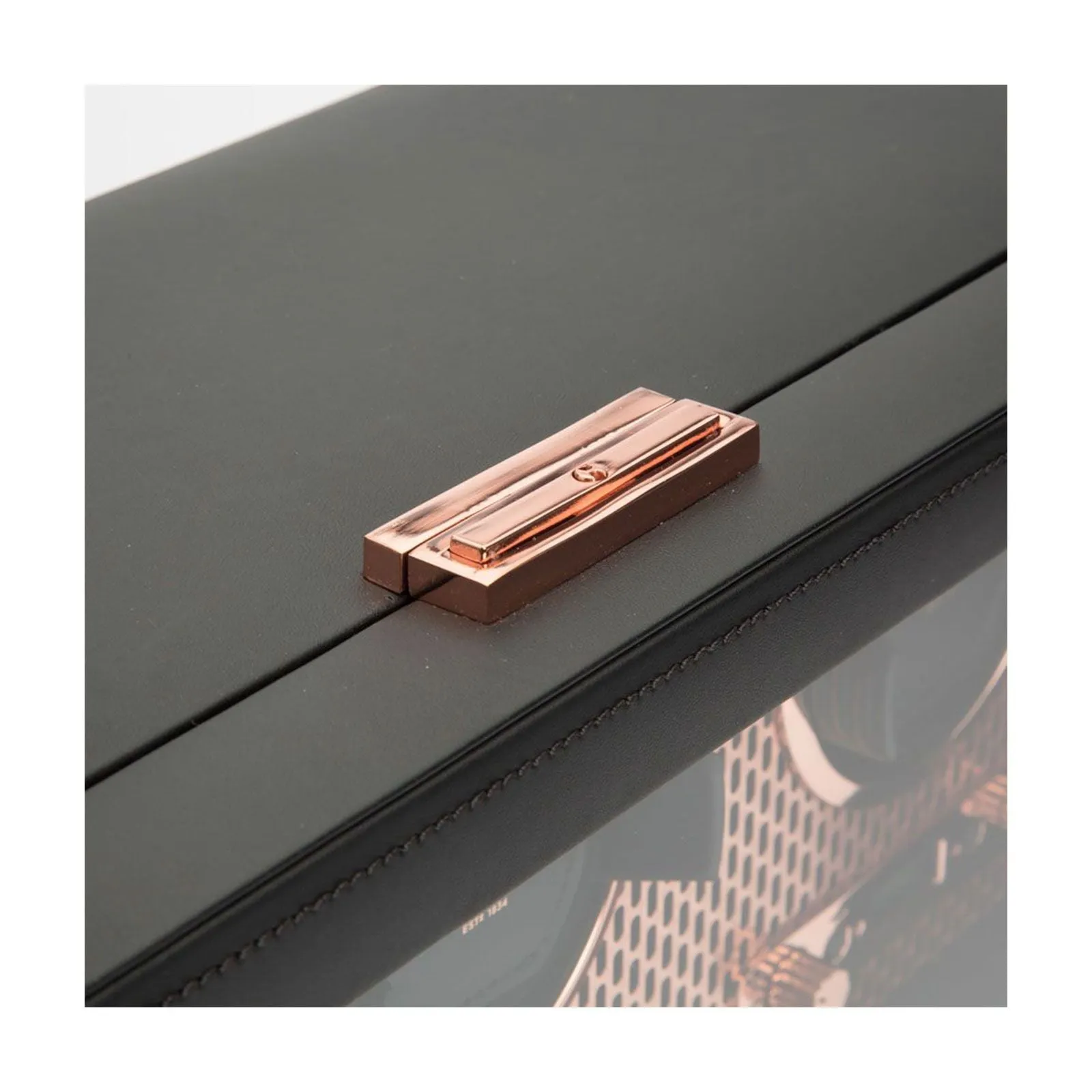 Wolf Axis Six Watch Winder Black & Copper 469616