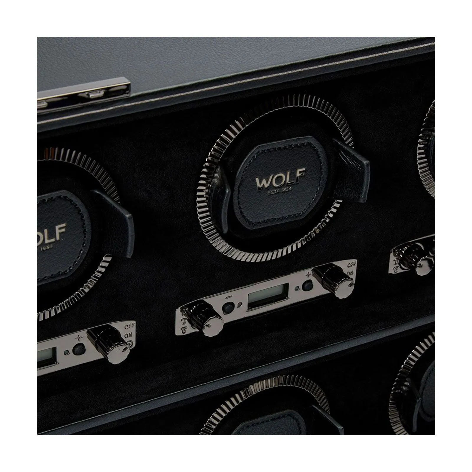 Wolf British Racing Eight Watch Winder Black 792502