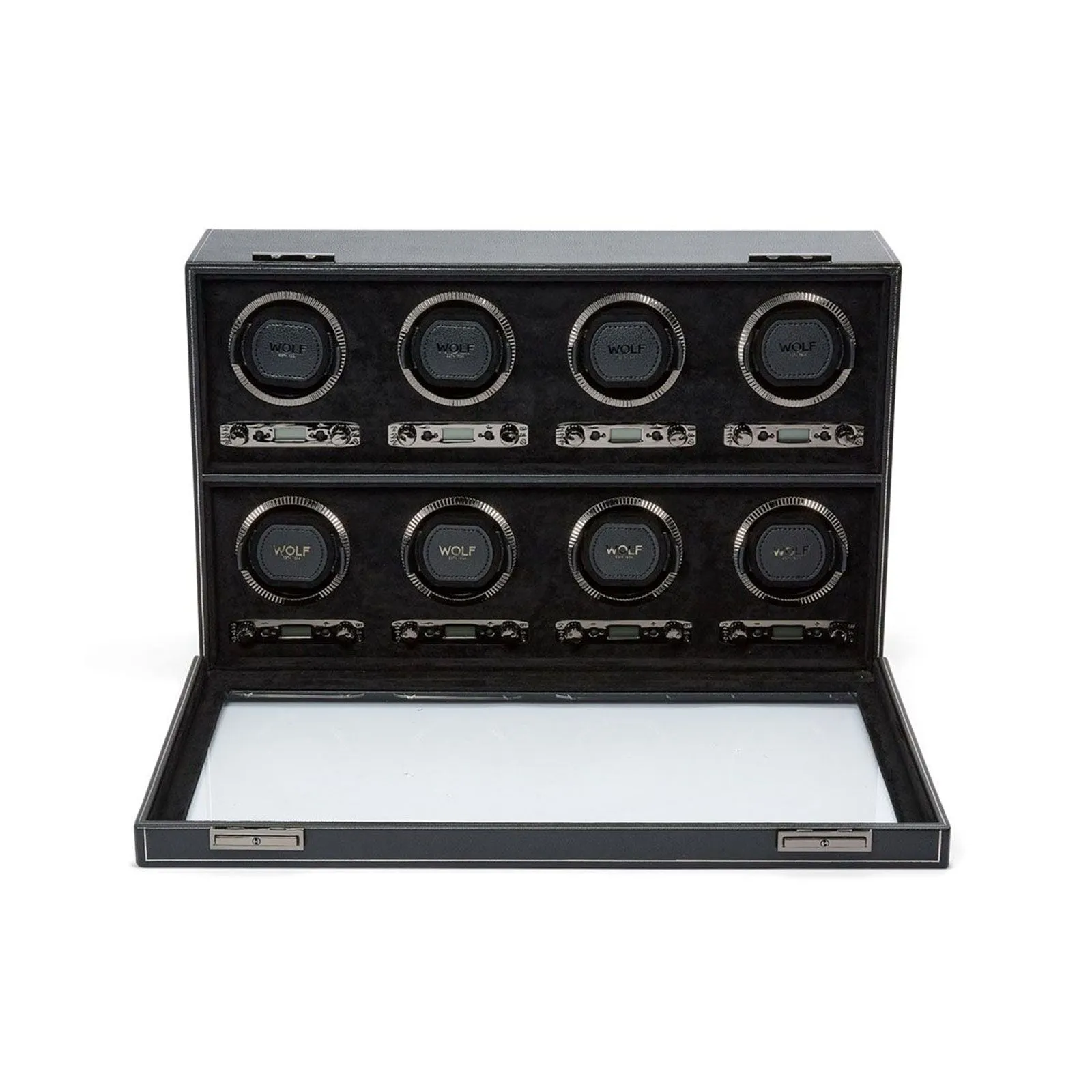 Wolf British Racing Eight Watch Winder Black 792502