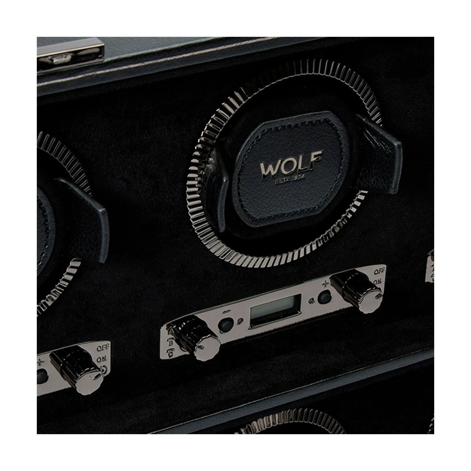 Wolf British Racing Eight Watch Winder Black 792502