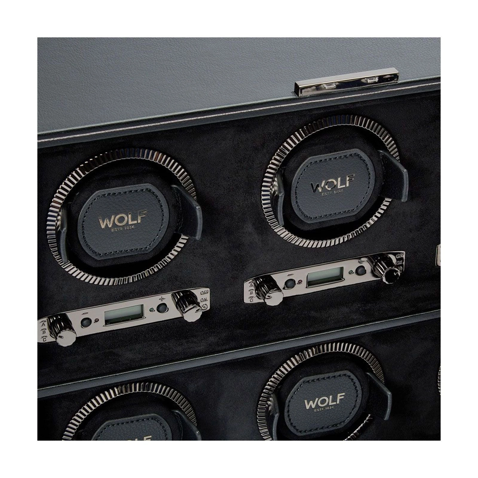 Wolf British Racing Six Watch Winder Black 792402