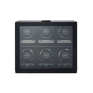 Wolf British Racing Six Watch Winder Black 792402