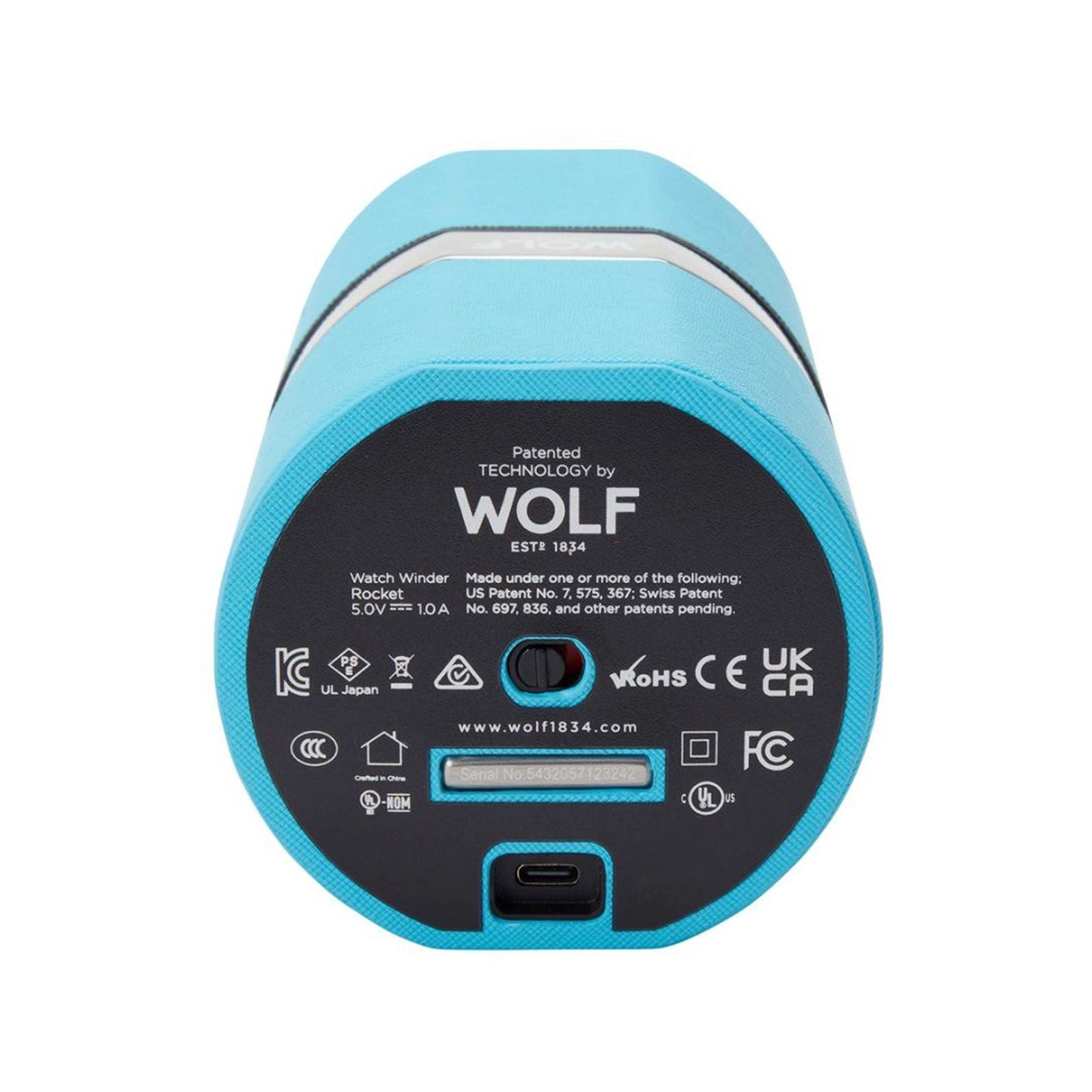Wolf The Rocket Single Watch Winder Robins Egg Blue 543224