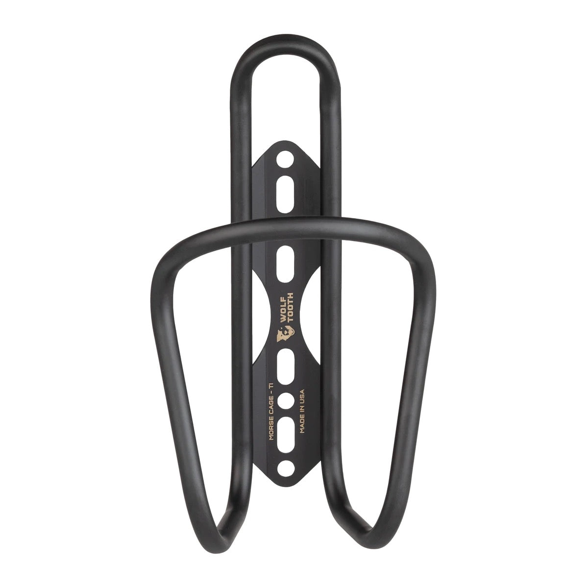 Wolf Tooth Morse Bottle Cage - Titanium