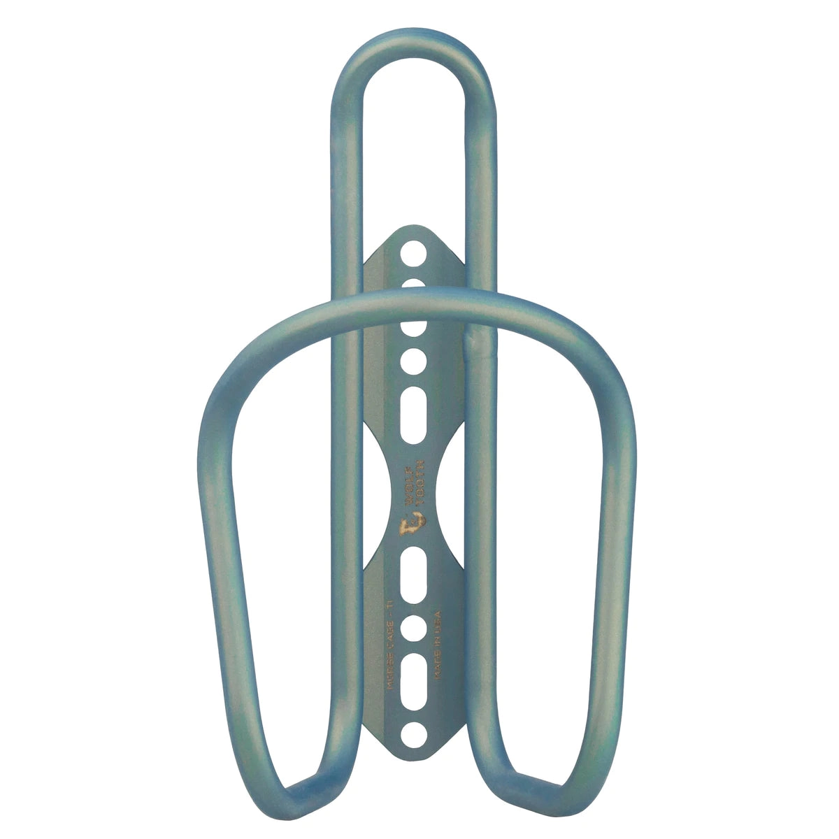 Wolf Tooth Morse Bottle Cage - Titanium
