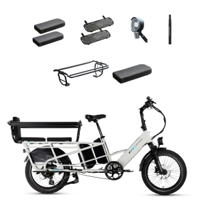 XPedition 2.0 Stratus White Dual-Battery   FREE Running Boards, Cushions, Elite Headlight, Suspension Seat Post, & Orbitor ($505 Value)
