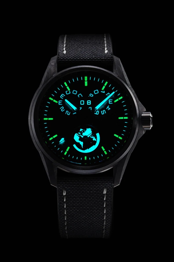 Zelos Spearfish Dual Time Carbon Moonscape