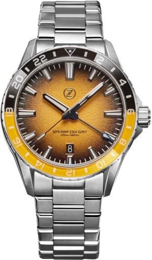 Zelos Spearfish GMT Bumblebee